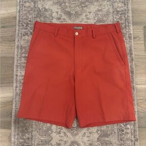 Peter Millar crown sport red shorts size 32 NWOT men's golf shorts